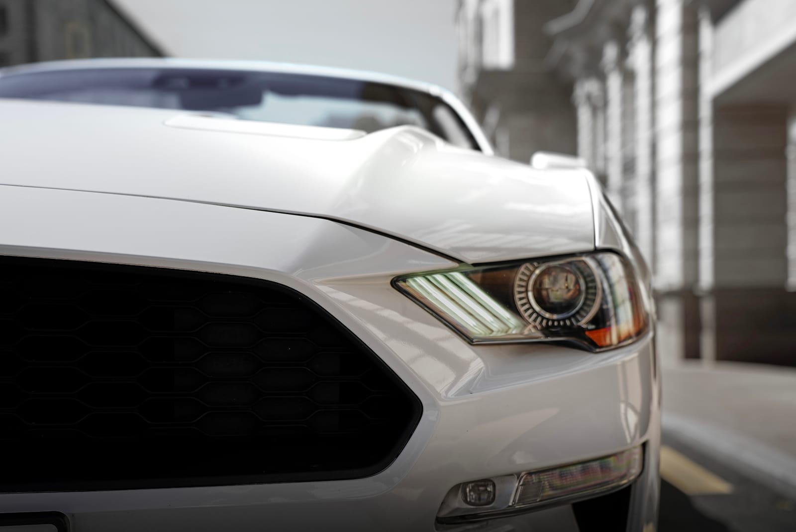 Ford Mustang Cabrio White