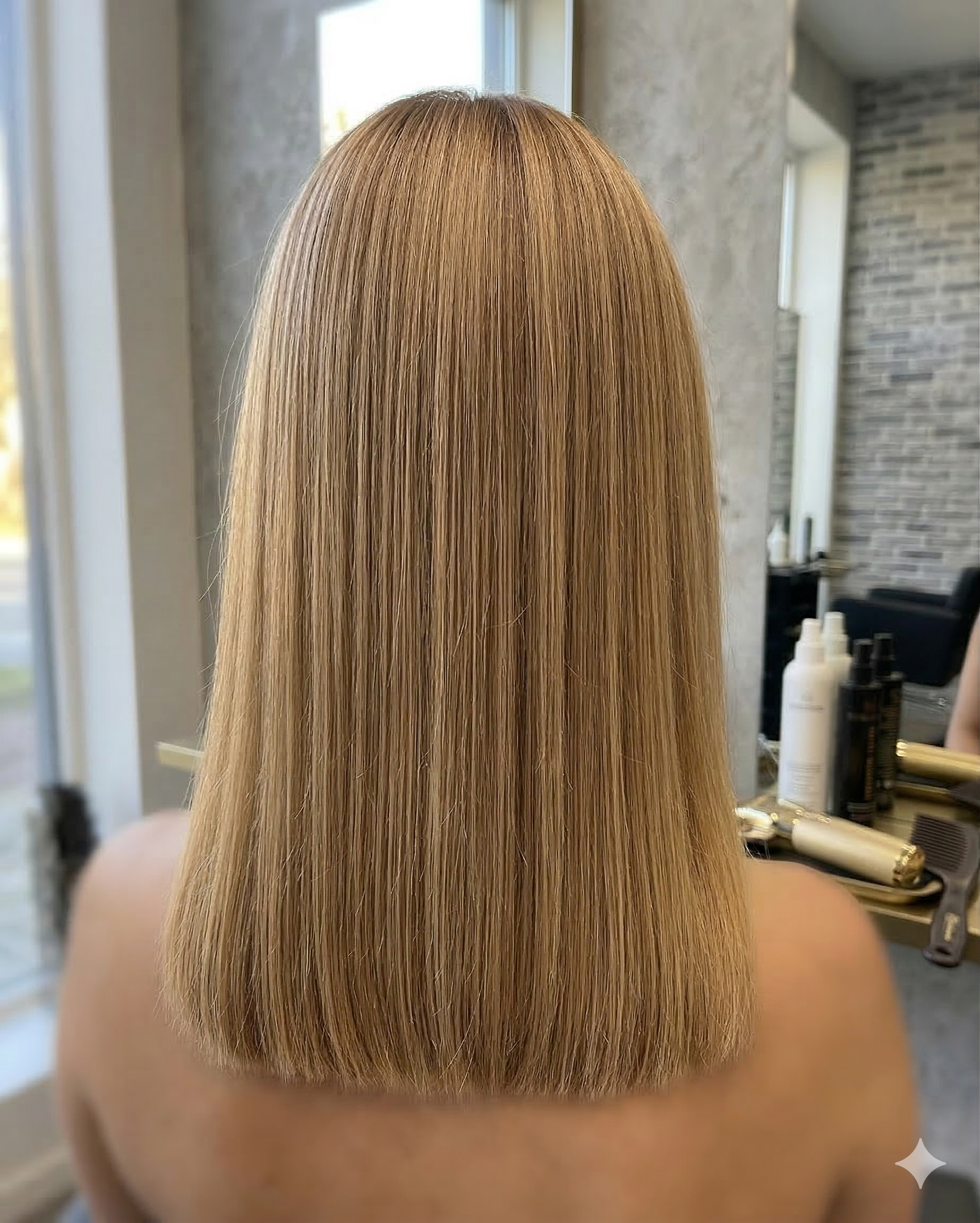 Стрижка волос по одной длине