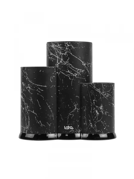 Подставка для ножей и столовых приборов LARA черная - превью 6