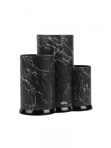 Подставка для ножей и столовых приборов LARA черная - превью 8