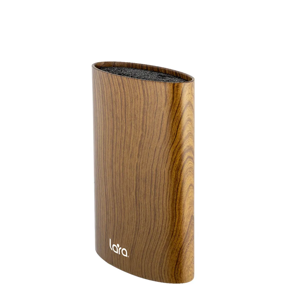 Подставка для ножей и ножниц для кухни с наполнителем настольная LARA высота 22см универсальная овал Soft touch, держатель, органайзер, кухонные приборы на стол