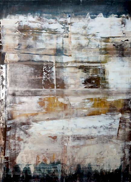 Абстрактная картина на холсте маслом 120×100 cm - превью 2