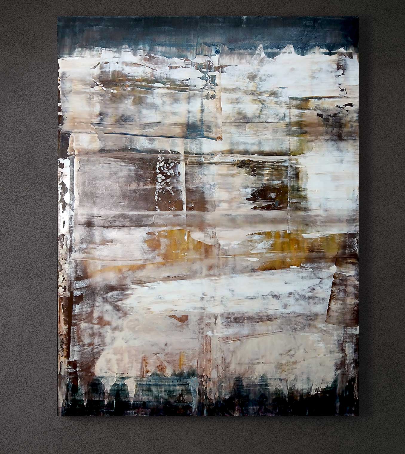 Абстрактная картина на холсте маслом 120×100 cm