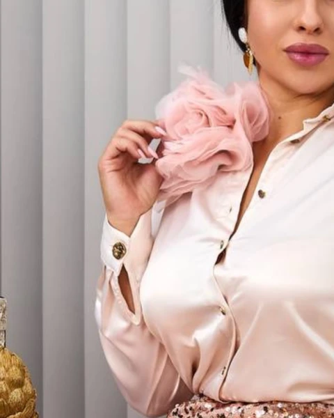 Мастер-класс "Брошь цветок" своими руками для начинающих - превью 3