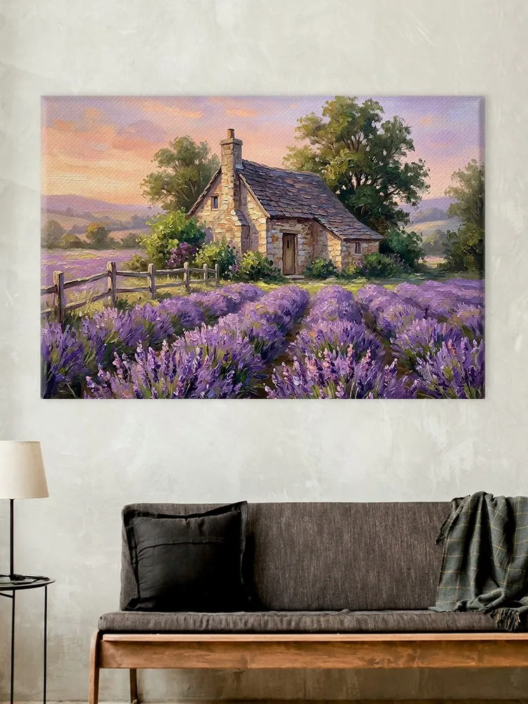 Картина интерьерная на холсте - Прованс Лаванды 40х60 см