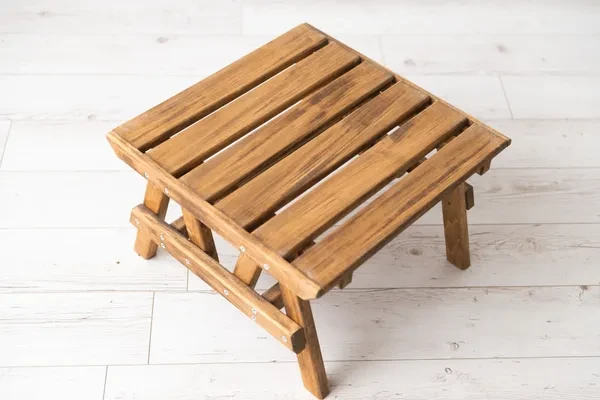 Villis/Садовая мебель/Кресло-шезлонг из дерева складное 2 шт. + две бежевые подушки и деревянный стол - превью 15