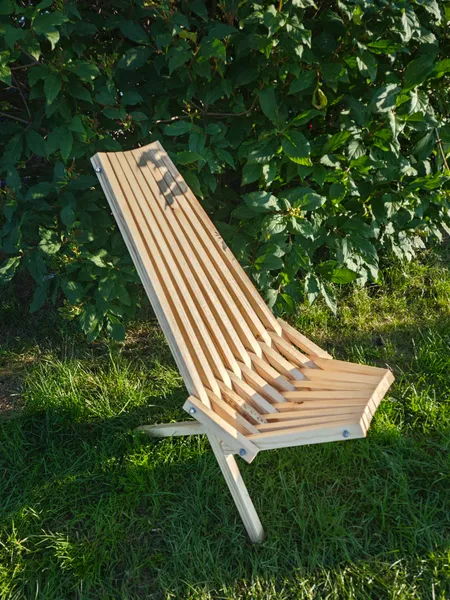 Дерево на высоте Садовое кресло, Массив сосны, Сосна, 58х60х115 см, 1 шт