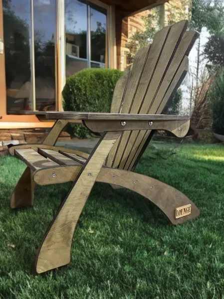 Кресло садовое для дома и дачи деревянное - превью 8