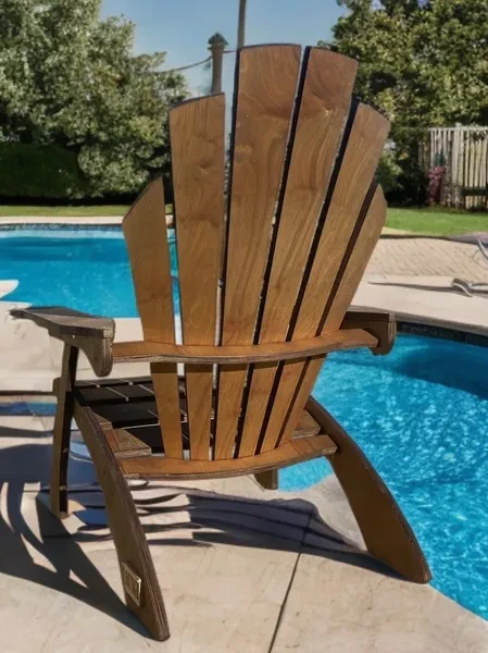 Кресло садовое для дома и дачи деревянное - превью 9