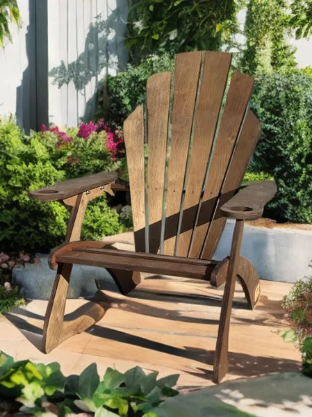 Кресло садовое для дома и дачи деревянное