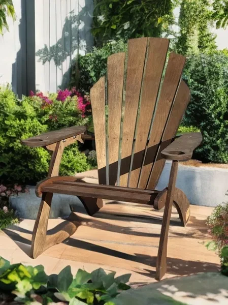 Кресло садовое для дома и дачи деревянное - превью 10
