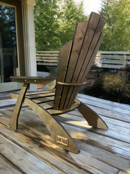 Кресло садовое для дома и дачи деревянное