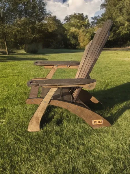 Кресло садовое для дома и дачи деревянное