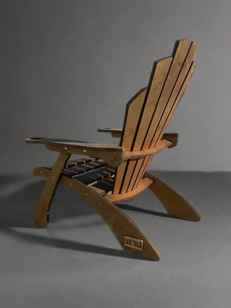 Кресло садовое для дома и дачи деревянное