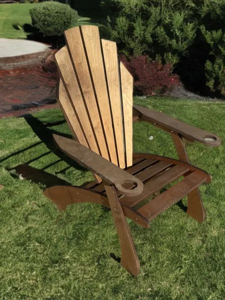 Кресло садовое для дома и дачи деревянное