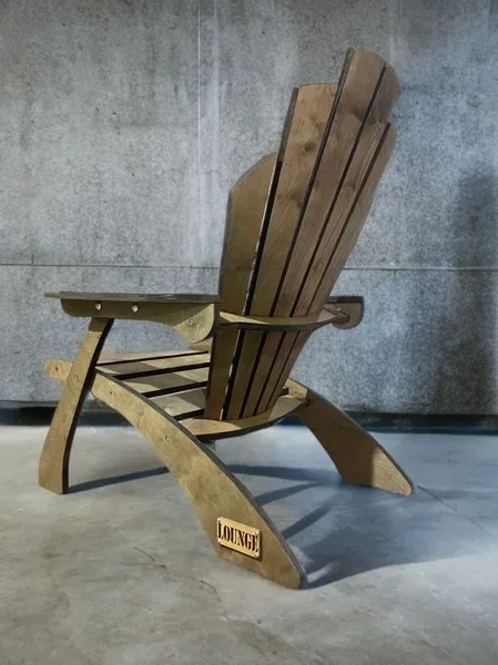 Кресло садовое для дома и дачи деревянное - превью 21