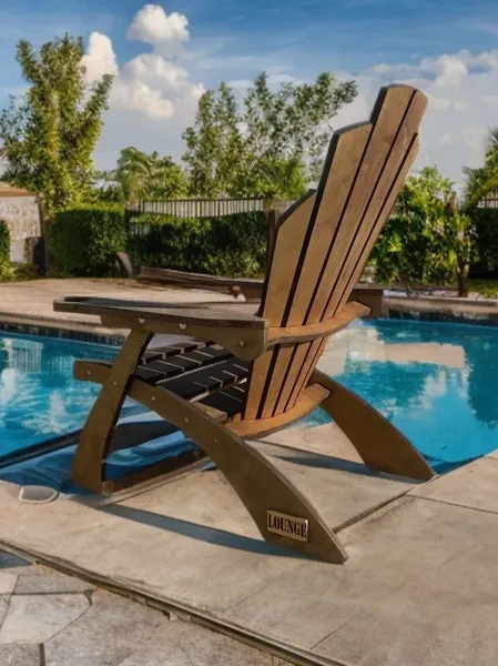 Кресло садовое для дома и дачи деревянное - превью 22