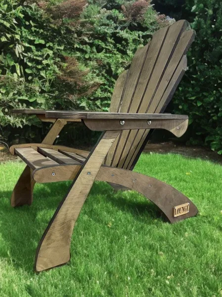 Кресло садовое для дома и дачи деревянное