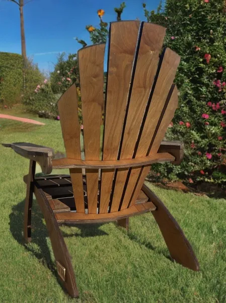Кресло садовое для дома и дачи деревянное