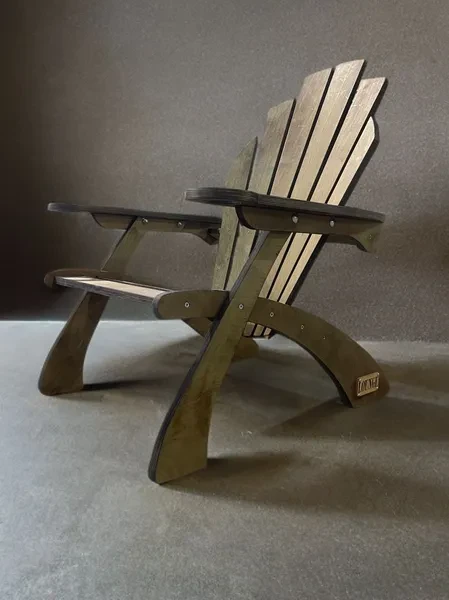 Кресло садовое для дома и дачи деревянное - превью 28