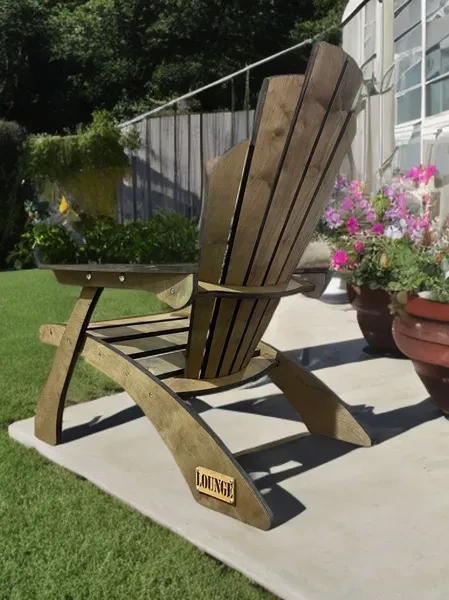 Кресло садовое для дома и дачи деревянное - превью 29