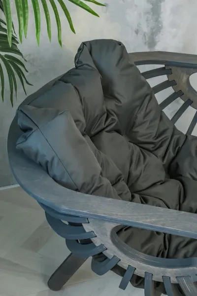 Кресло ракушка с подушкой PKSZWood на балкон - превью 9