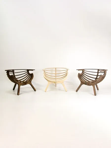 Кресло ракушка с подушкой PKSZWood на балкон - превью 14