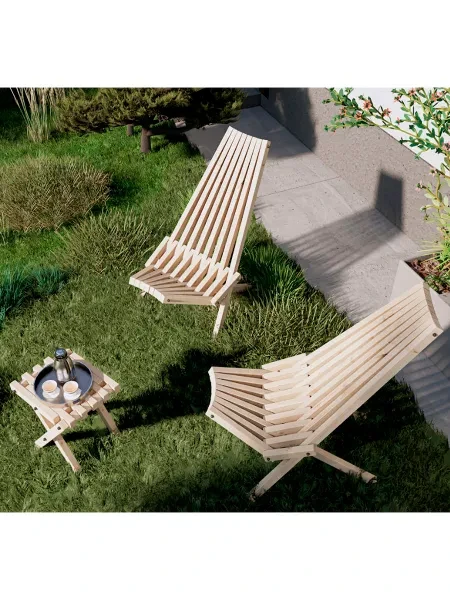 IKEA Стул дачный/садовый NAMMARO Наммаро Икеа, сосна - превью 3