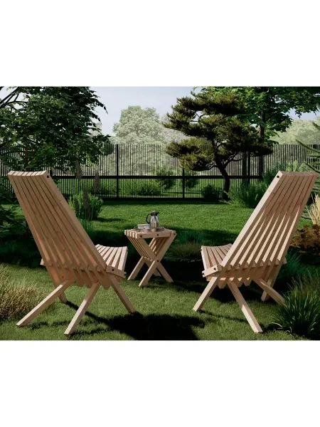 IKEA Стул дачный/садовый NAMMARO Наммаро Икеа, сосна - превью 5