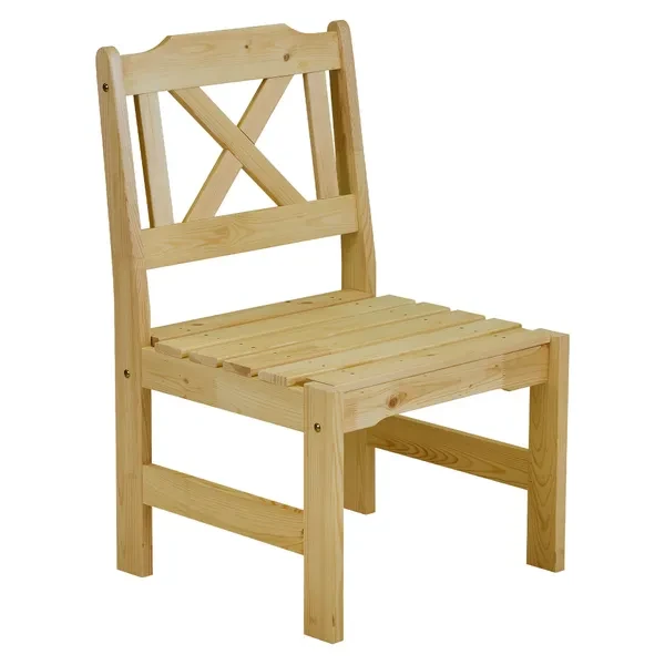 Кресло деревянное для сада, дачи, кафе без подлокотников, Больмен - превью 14