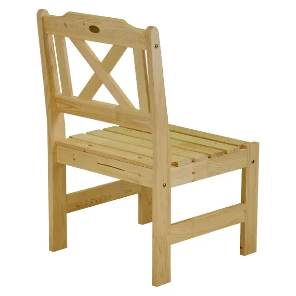 Кресло деревянное для сада, дачи, кафе без подлокотников, Больмен - превью 15