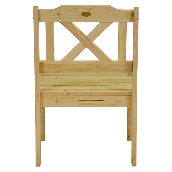 Кресло деревянное для сада, дачи, кафе без подлокотников, Больмен