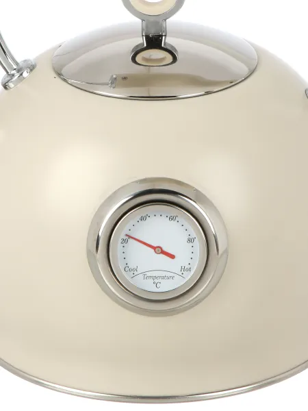 DaniksЧайник нержавеющая сталь 3 л, со свистком, матовый, с датчиком температуры