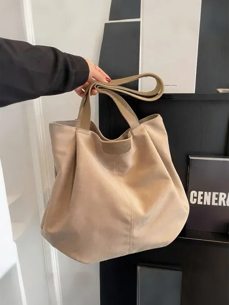 Сумка женская тканевая большая через плечо