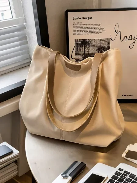 Сумка женская тканевая большая через плечо - превью 6