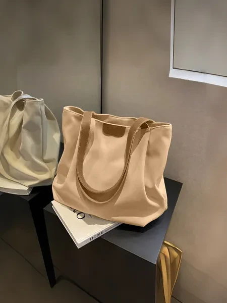 Сумка женская тканевая большая через плечо - превью 11