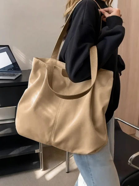 Сумка женская тканевая большая через плечо - превью 12