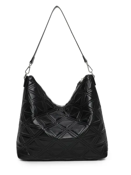 Сумка хобо на плечо средняя