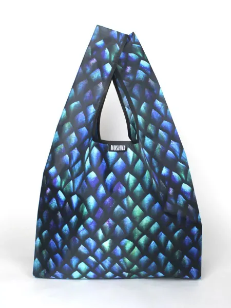 Сумка хозяйственная для продуктов мини, сумка складная шоппер маленькая светлая