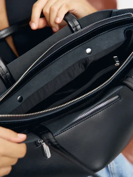 Сумка женская через плечо из натуральной кожи. Сумка шоппер - превью 14