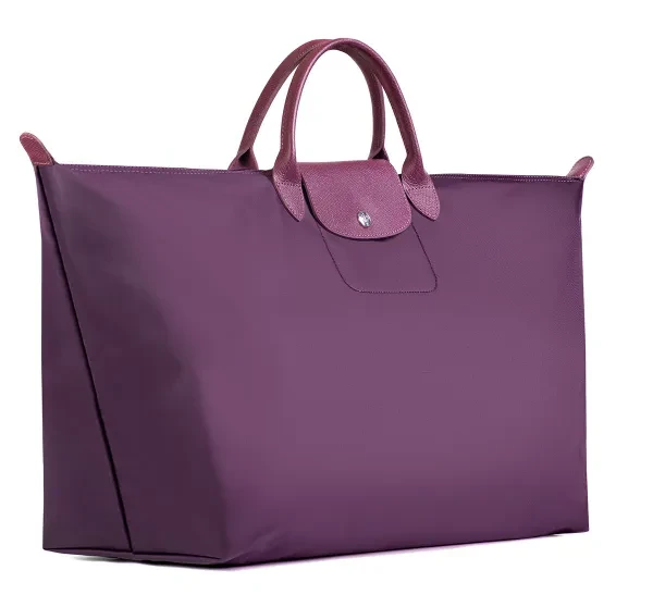 RONDA Сумка - кошелек складная, нейлон, кожа, фиолетовый, размер L - превью 3