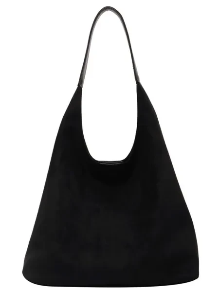 Сумка хобо с косметичкой, женская, повседневная, из экозамши - превью 11