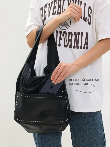 Сумка мешок, на плечо - превью 6