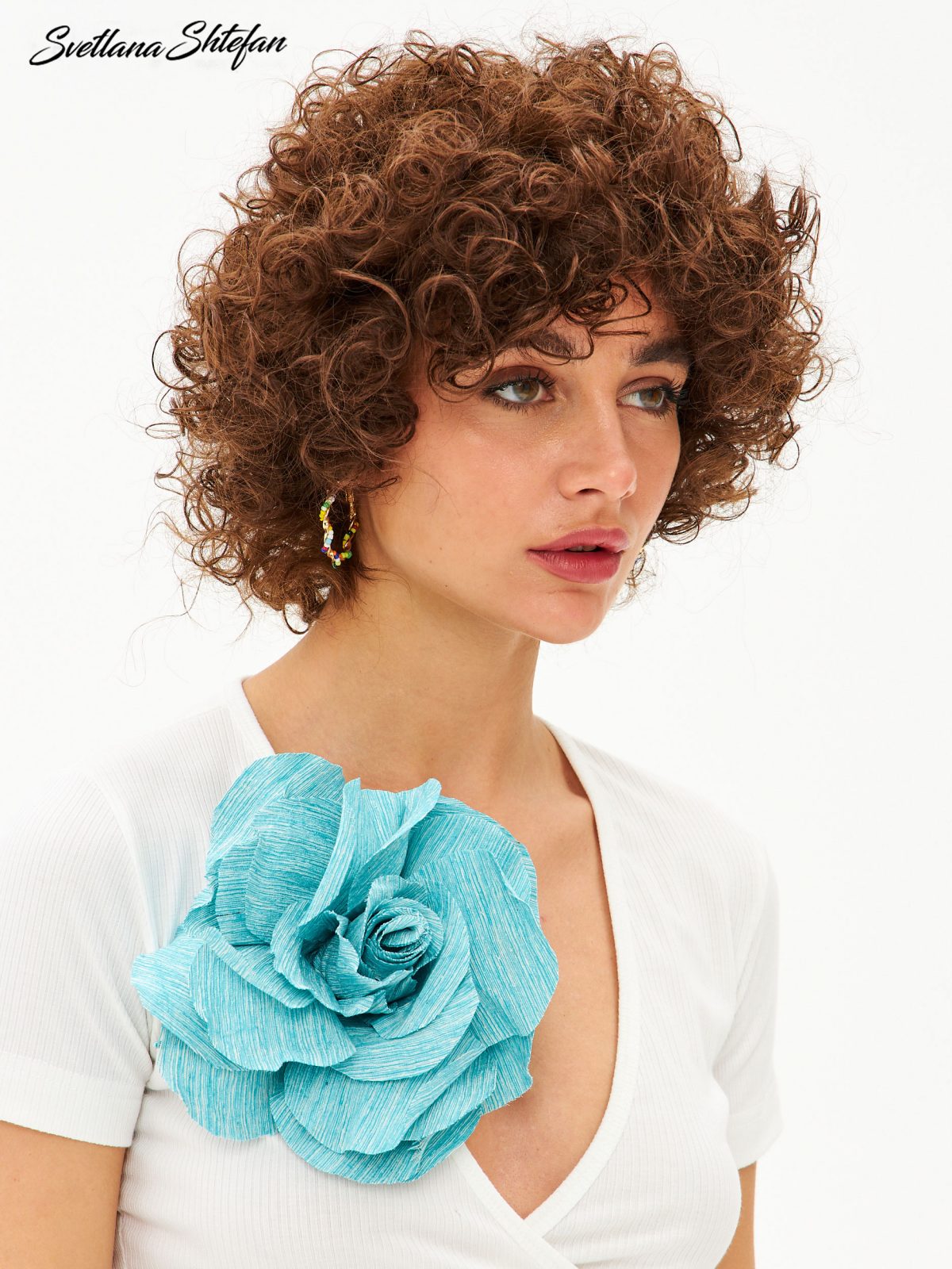 Брошь цветок S30111