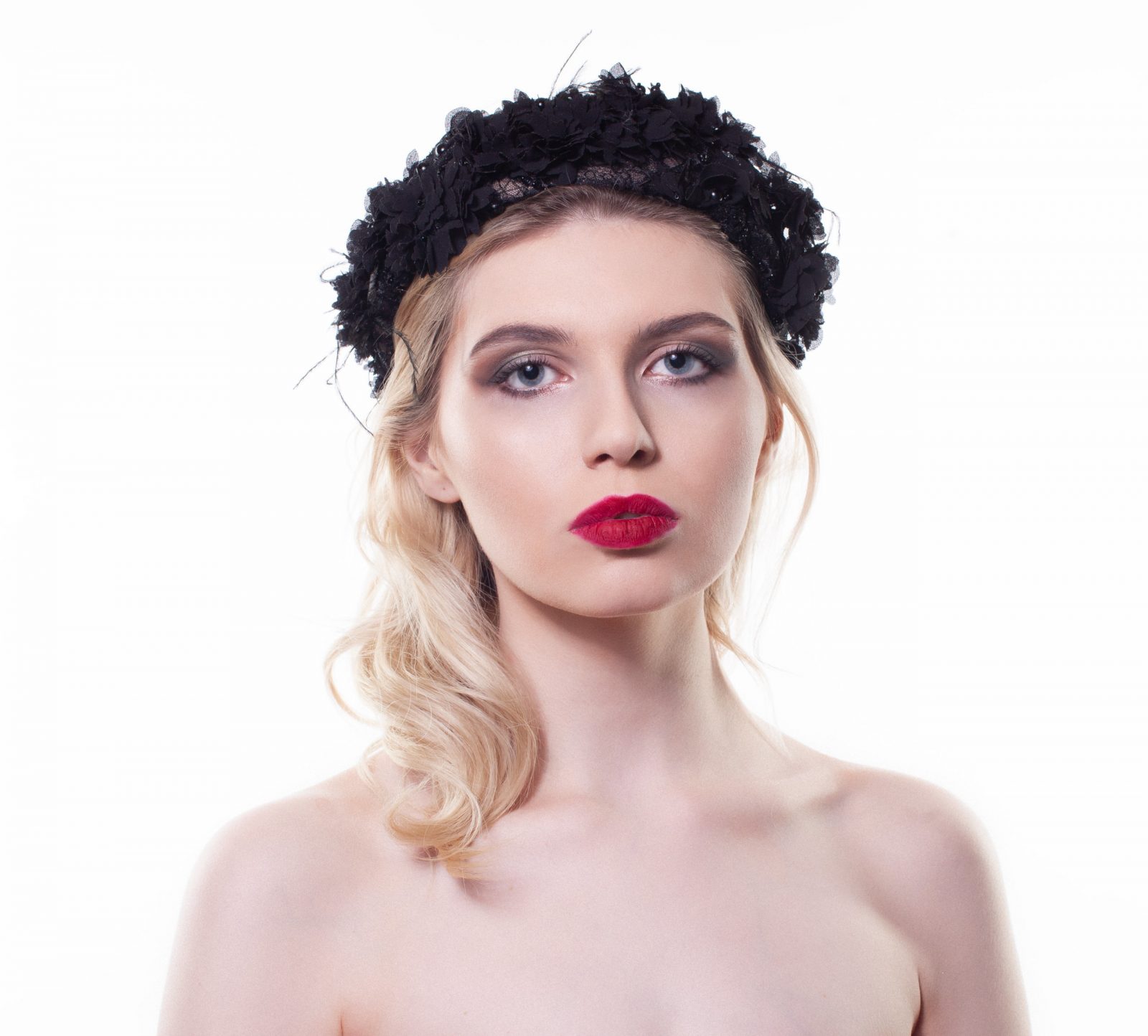 Черный ободок для волос