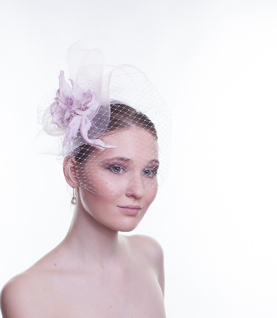 Шляпка с вуалью