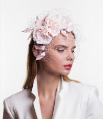 Свадебная шляпка вуалетка - превью 1