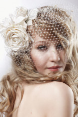 Свадебная вуалетка с розами - превью 1