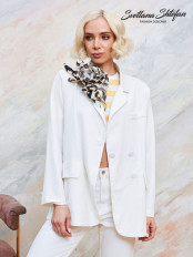 Брошь цветок на платье S21007 - превью 1