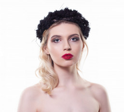 Черный ободок для волос - превью 1